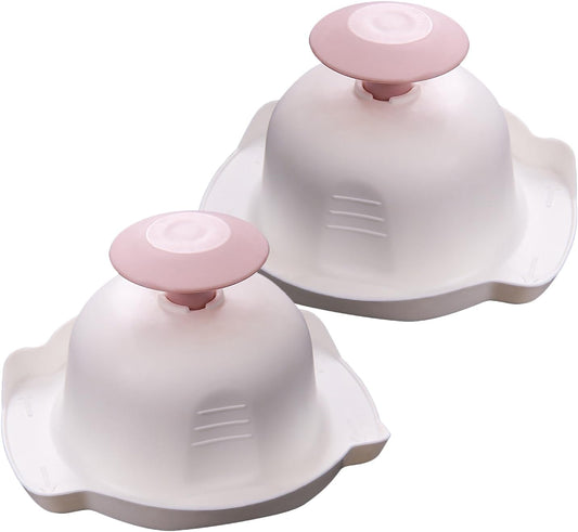ABOOFAN 2pcs Food Safety Holder Mandoline Slicing Tool, Food Slicer Cutter Veggie Shredder Finger Hand Guards Anti-cut Protectors for Kitchen Vegetable Fruit Grater