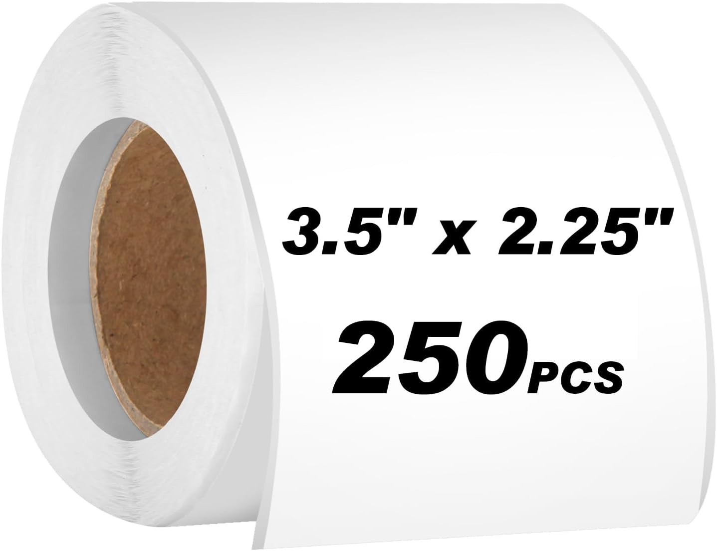 250pcs 3.5 x 2.25 Inch Blank Name Tag Stickers Removable Freezer Labels | Easy Peel Off, Tear Resistant, No Residue, Write On Moving Labels for Classroom Storage Bins Jars Food Containers Box