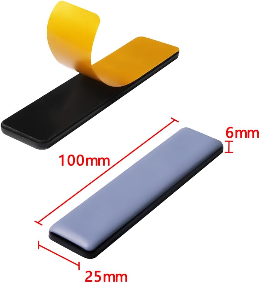 Furniture Sliders for Carpet and Hardwood Floors Adhesive Furniture Glides Self-Stick Furniture Sliders Pads (rectangular25*100mm,8)
