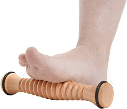 Foot Massage Roller,Wooden Foot Massage Roller, Comfortable Stress Relieving Foot Roller Massage Tool Foot Arch Roller Muscle Relaxing Foot Roller