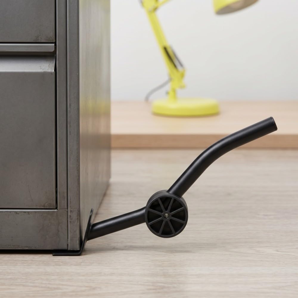 Black Iron Furniture Lifter Portable Practical Durable Moving Helper Convenient Heavy Duty Transport Tool Household Use