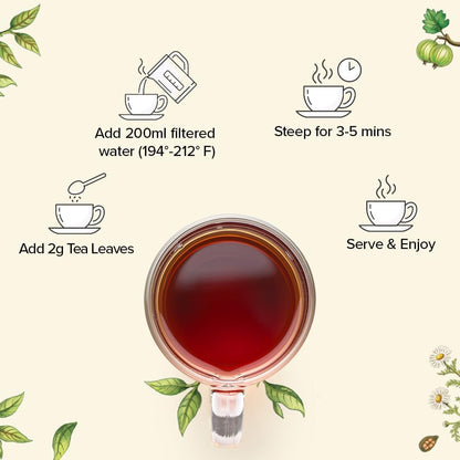 VAHDAM, Assorted Herbal Tea Sampler (18 Tea Bags, 9 Flavors) Caffeine-Free, Non-GMO | Double Infusion, Individually Enveloped Tea Bags | Herbal Tea Assortmen