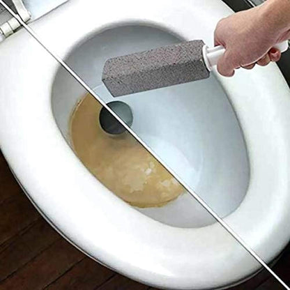 PUMIE Toilet Bowl Ring Remover, TBR-6, Pumice Stone with Handle, Removes Unsightly Toilet Rings and Stains from Toilets; Sinks; Tubs; Showers, Safe for Porcelain, Pack of 2