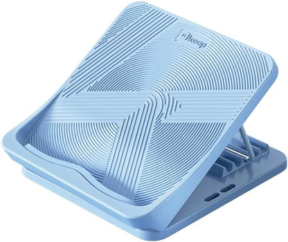 Keep Compact Slant Board for Calf Stretching, 5-Level Adjustable ABS Incline Board, Portable Foot Stretcher for Ankle Mobility, Yoga & Home Fitness, Women Teens Beginners