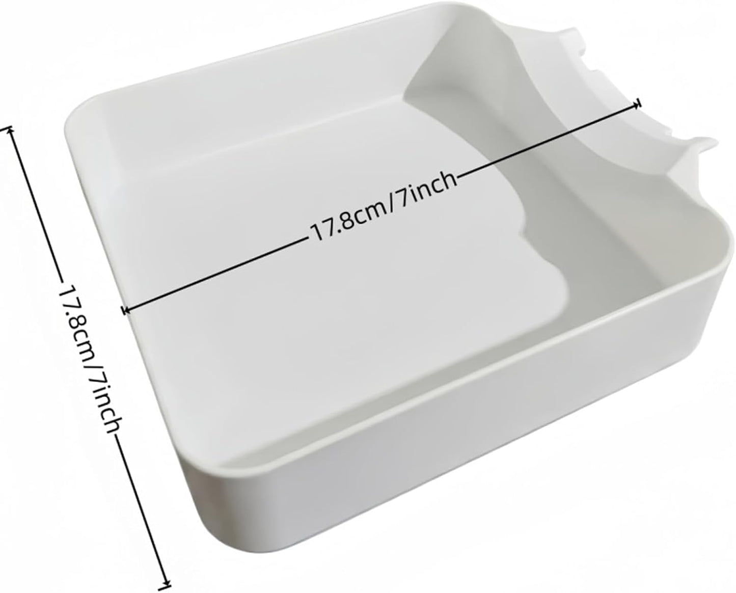 Washer Drain Pan, Washing Machine Drainage Tray, Universal Front-Load Washing Machine Drain Pan, Easy Installation for Basements, Apartments, Mobile Homes, Garages, and Rentals (Style A)