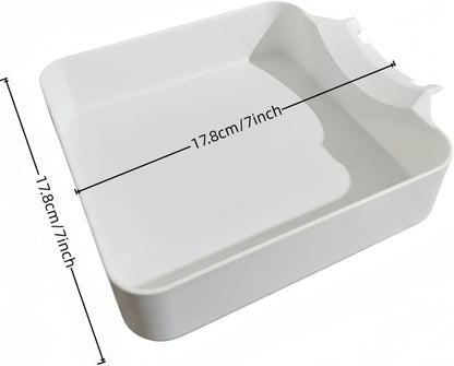 Washer Drain Pan, Washing Machine Drainage Tray, Universal Front-Load Washing Machine Drain Pan, Easy Installation for Basements, Apartments, Mobile Homes, Garages, and Rentals (Style A)