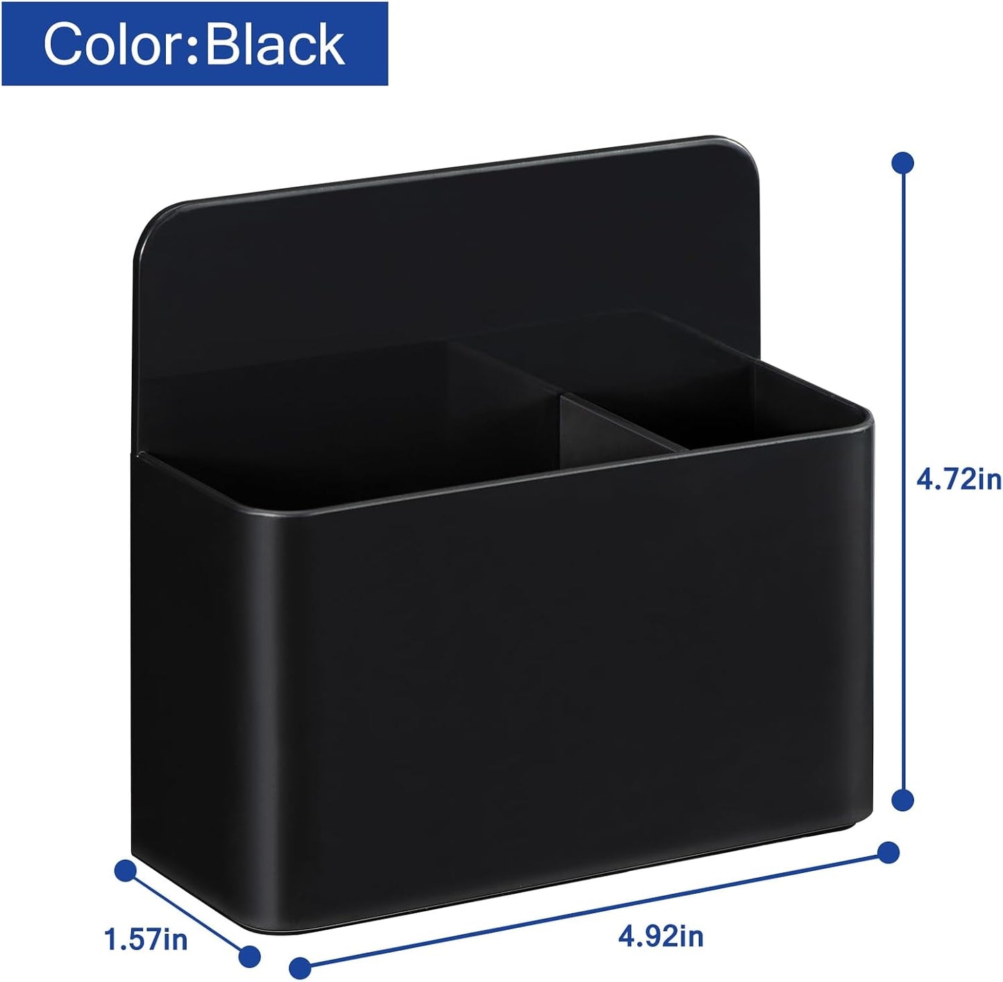 Magnetic Dry Erase Marker Holder, Magnetic Pen Holder, Black | Whiteboard Marker Holder, Magnetic Marker Holder for Fridge, Whiteboard, Locker, Magnetic Cup for Dry Erase Board, 1 Pack