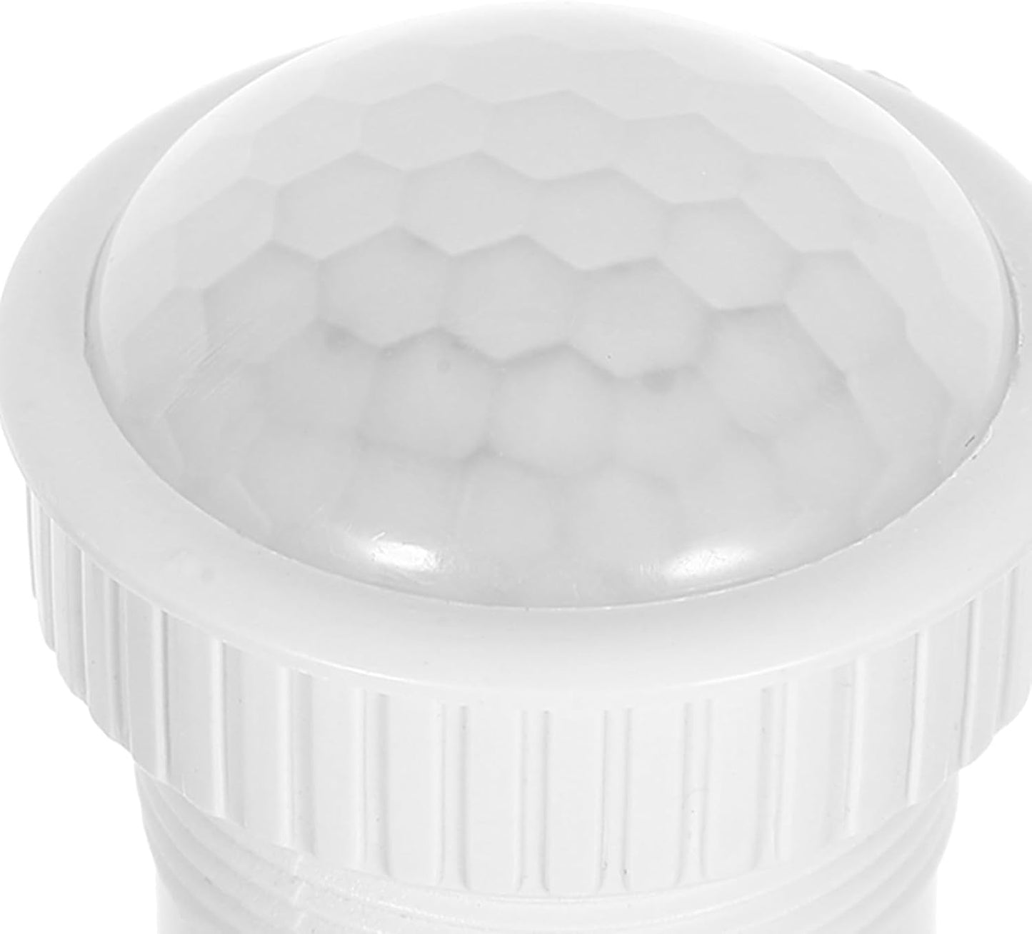 Sewroro 2pcs White Plastic under Bed Sensor Shade with Auto Light Switch and Openhole Design for Indoor Use and Smart Home Security Systems