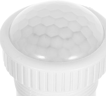 Sewroro 2pcs White Plastic under Bed Sensor Shade with Auto Light Switch and Openhole Design for Indoor Use and Smart Home Security Systems