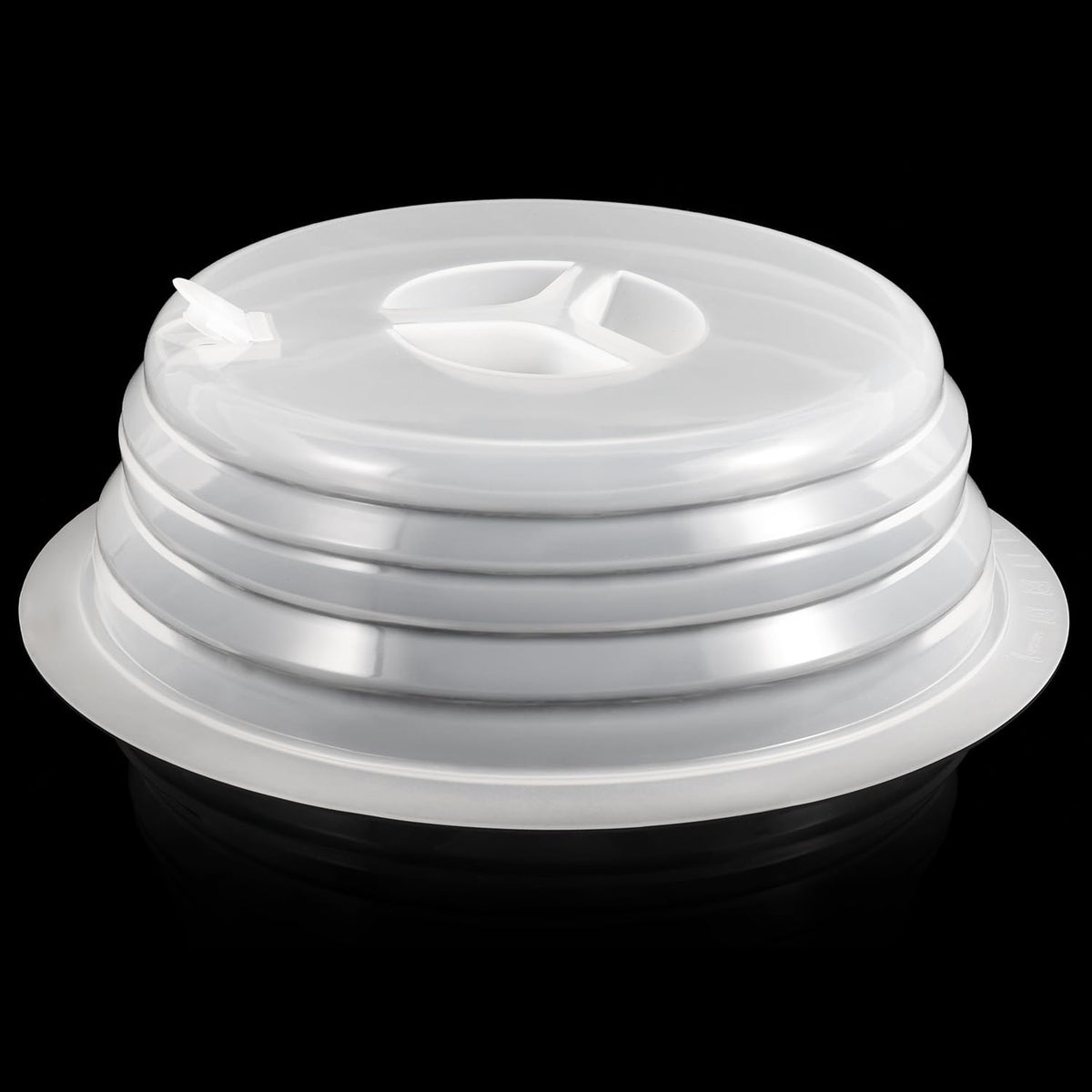 Kichwit Collapsible Silicone Microwave Plate Cover Splatter Guard