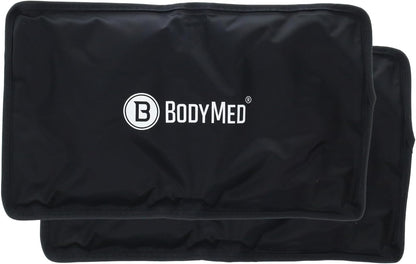 BodyMed Reusable Gel Ice Pack Cold Compress for Neck - Professional Grade Cold Therapy for Injuries, Aches, Swelling, Bruises, Sprains - 21 in. x 6 in. (Neck Contour)