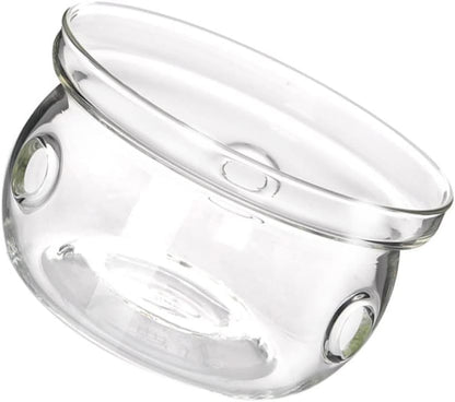 SHOWERORO Glass Tea Pot Heating Base Insulated Design Stylish Glass Warmer for Home and Office Use for Tea Parties and Loose Leaf Brewing