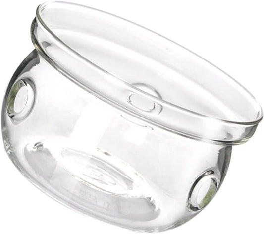 SHOWERORO Glass Tea Pot Heating Base Insulated Design Stylish Glass Warmer for Home and Office Use for Tea Parties and Loose Leaf Brewing