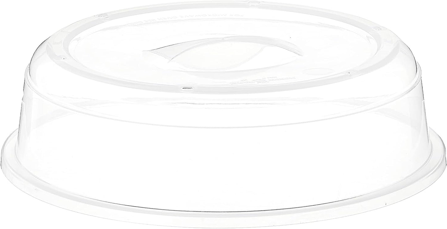 Nordic Ware BPA-free and Melamine Free Plastic Splatter Microwave Cover, 10-Inch (Set of 2), Clear