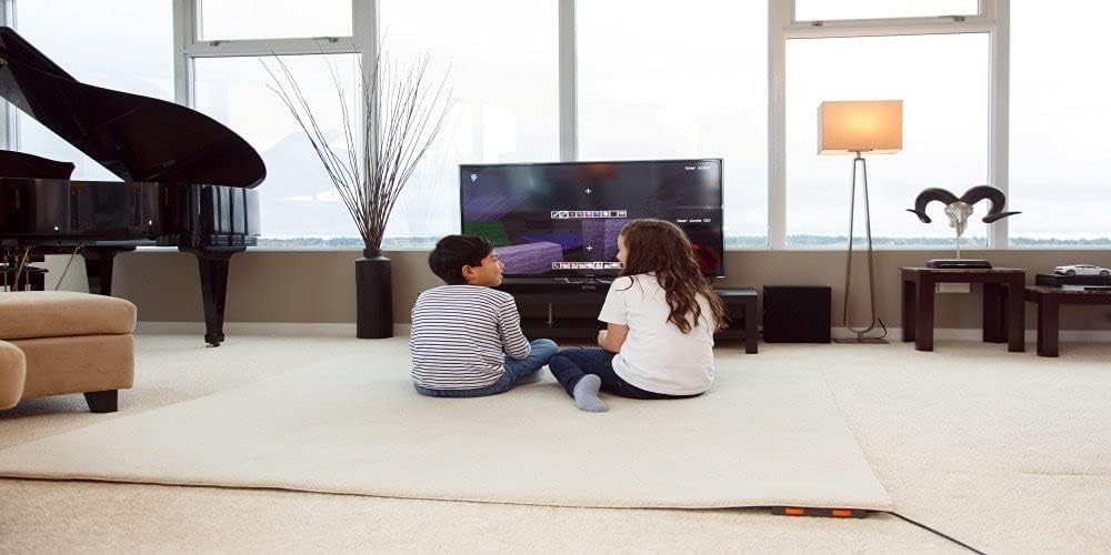 Hot Carpet Under Rug Instant Radiant Floor Heater Electric Mat Heated Area Rug Great for Yoga (720 Watt 92" x 76.5" Inches) Made in Seattle WA