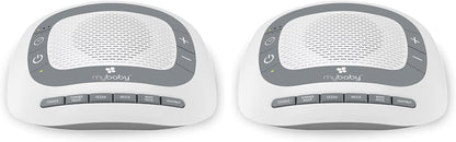 MyBaby SoundSpa White Noise Machine for Babies | 6 Soothing Lullabies for Newborns, Sound Therapy for Travel, Relaxing, Kids, Newborns, Baby Songs, Adjustable Volume, Auto-off Timer, By HoMedics | Sound Therapy for Travel, Relaxing, Kids, Newborns, Baby