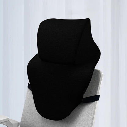 Office Chair Headrest, Adjustable Neck Support Pillow with Removable Washable Cover - Head Rest Attachment for Office Chairs and Wheelchairs, Neck Pillow for Desk Chair Napping (Grey)