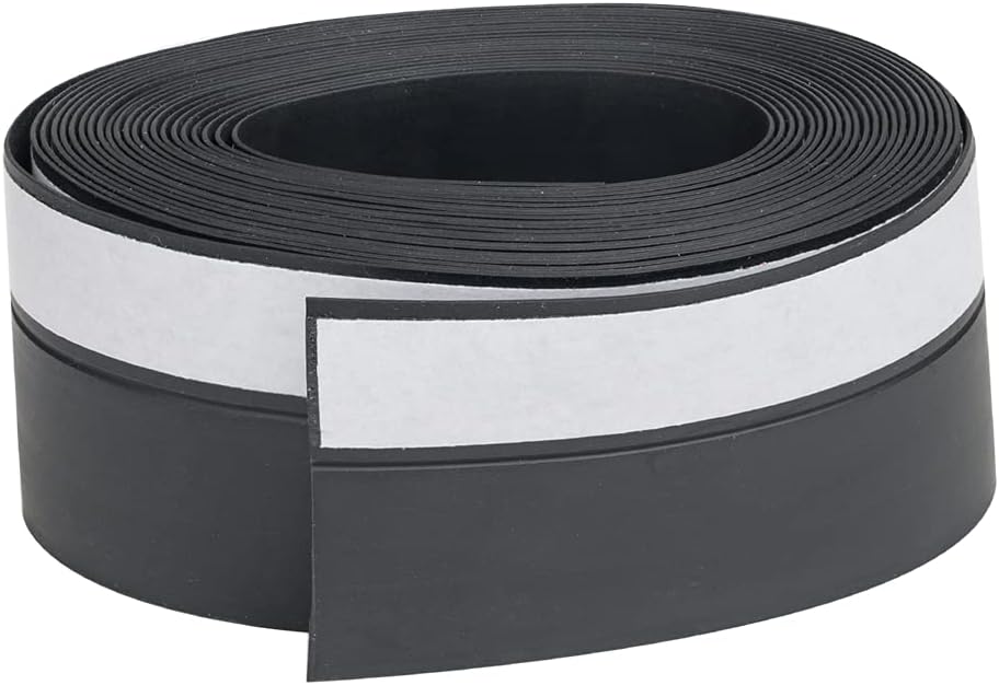 Door Weatherstrip Strong Adhesive Door Bottom Seal Black Rubber Strip 16.4 Feet Length Weather Stripping Bottom Seal Strip Door Winddow Sweep Weather Stripping Draft Stopper