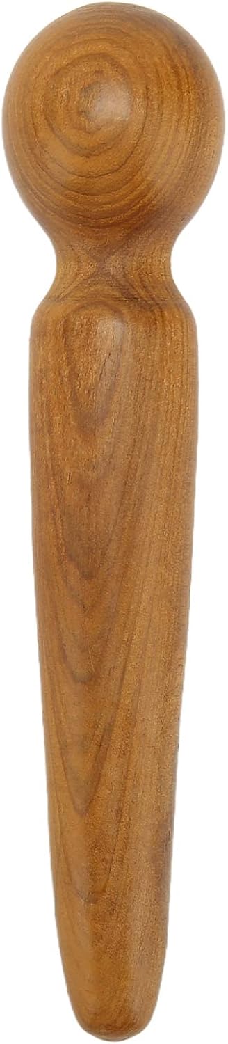 Dioche Reflexology Foot Massage Wooden Stick, Wood Health Treatment Traditional Tool Manual Massager for Travel