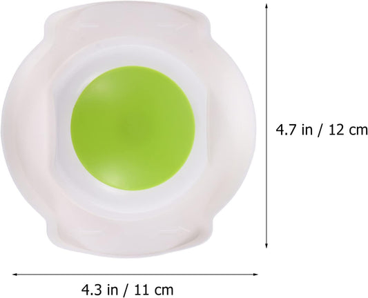 1pc Food Slicer Safety Holder Multi-function Finger Guard for Cutting of Vegetables Fruits Cheeses Meats Pink White Easy to Clean Kitchen Tool