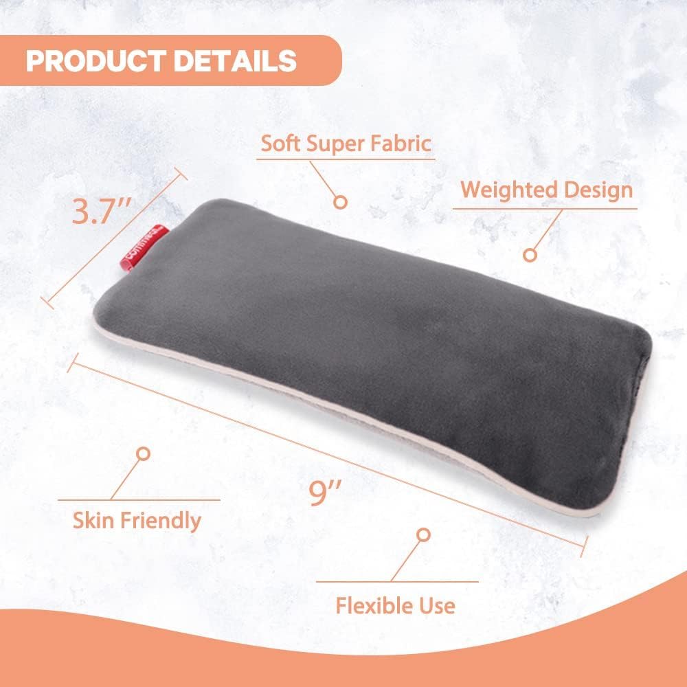 Lavender Weighted Eye Pillow for Yoga Relaxation FSA Eligible HSA