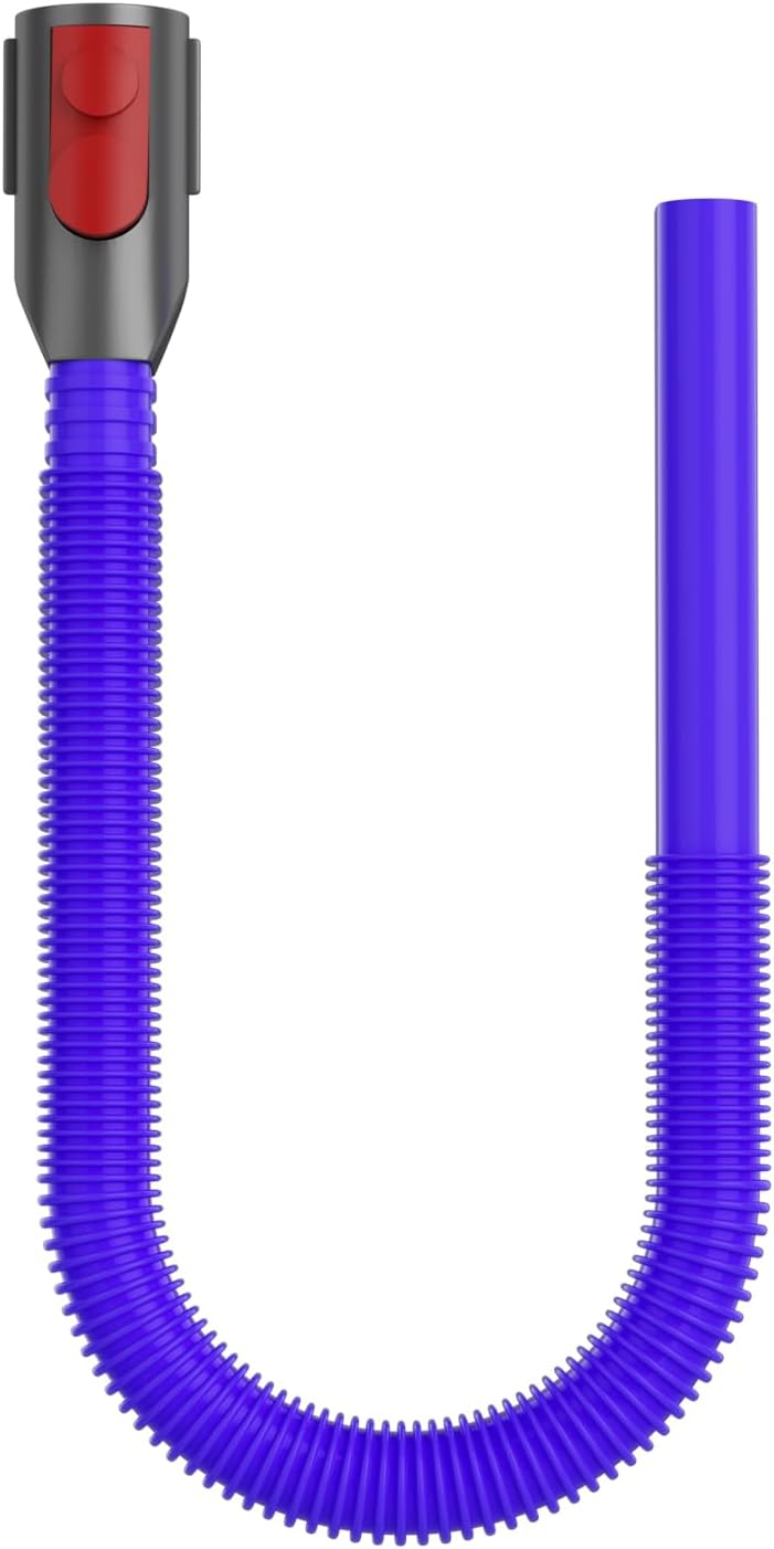 Dryer Lint Vacuum Attachment Compatible with Dyson V15 V12 V11 V10 V8 V7 Gen5 Cordless Vacuum Cleaner, Flexible Dryer Vent Cleaner Kit Lint, The switch lock, so you don't need press the switch tightly