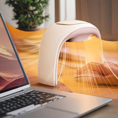 Space Heaters for Indoor Use,Desk Hand Warmer Ceramic Energy Efficient Heater with Thermostat,Personal Electric Desk Hand Heater,Heated Mouse Pad Hand Warmer for Office Women Men Gifts,Black