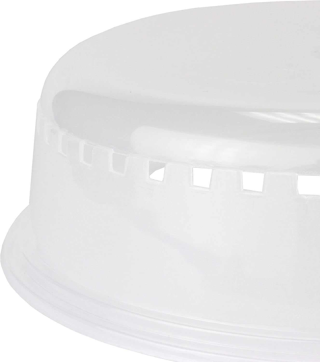 LEAL 2PK Microwave Splatter Cover 10.5” Clear Microwave Food Cover, BPA-Free Dishwasher Safe Microwave Plate Cover with Steam Vents, Reusable Splatter Guard for Kitchen Heating