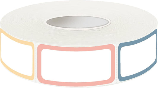 500 Pcs Removable Freezer Labels, Removable Freezer Labels Water Oil Resistant with Perforation Line for Food Containers Jars Pantry Organization (Morandi Color- 1x 2 inch)