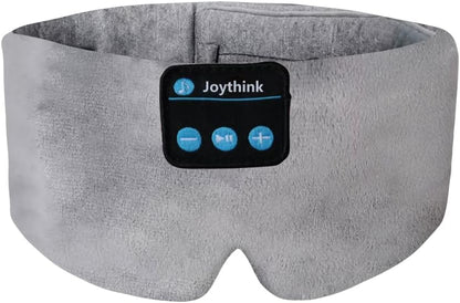 Joythink Sleep Headphones Bluetooth Sleep Mask Silk Headband Earphones Bluetooth Eye Mask for Sleeping On Side Blackout Soft Sleep Earphones Music Kids Children Eye Cover Purple