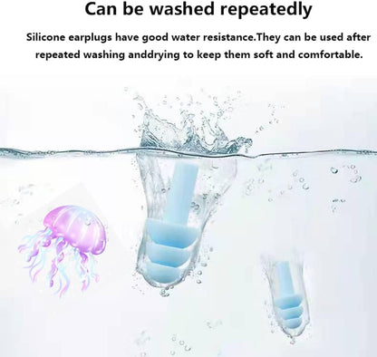 Earplugs for Sleeping Noise Cancelling, 8Pairs Reusable Ear Plugs