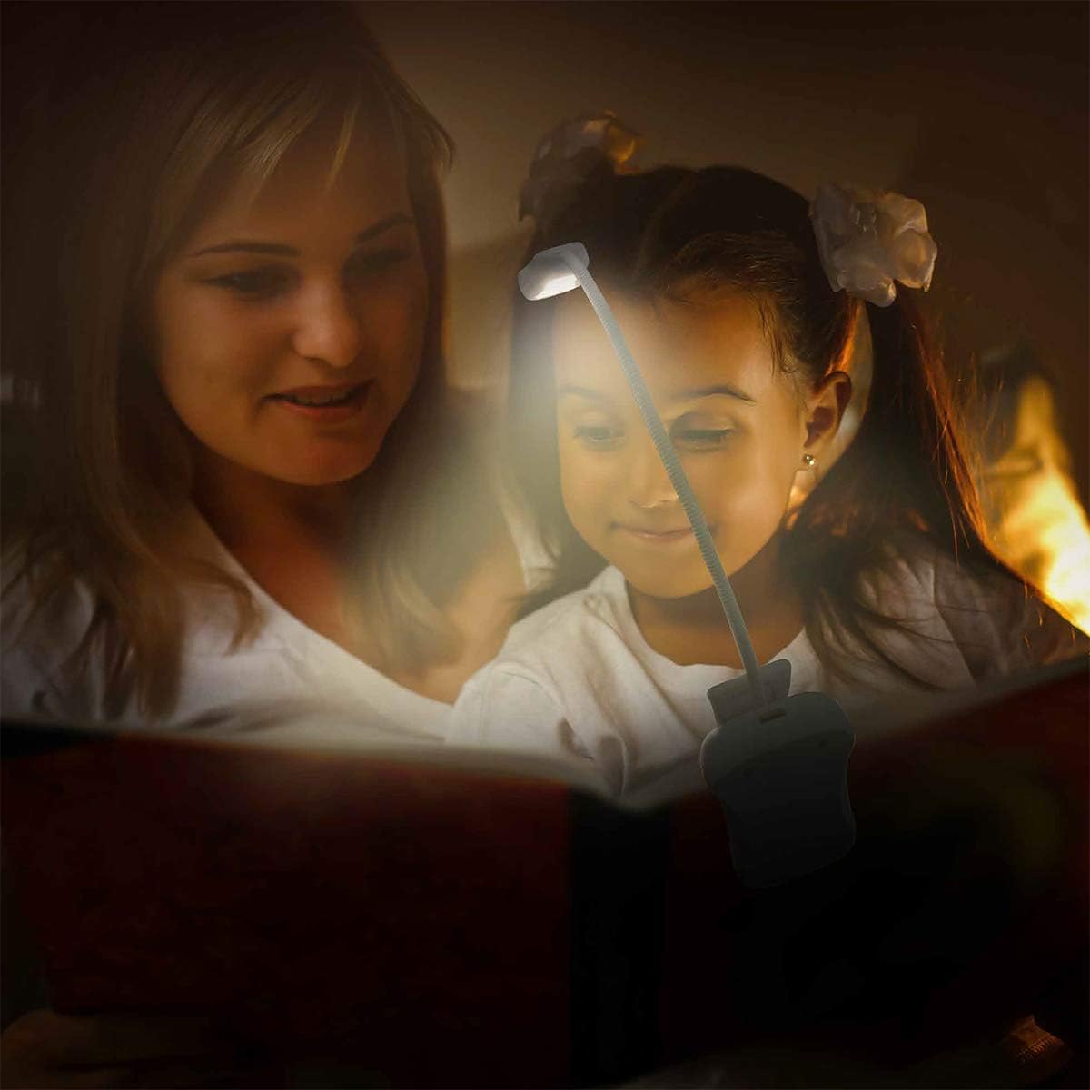 Vekkia 3000K Warm LED Rechargeable Book Light