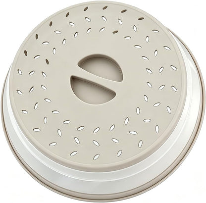 Collapsible Microwave Splatter Cover (12.4 IN,black)