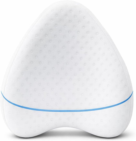 Leg & Knee Memory Foam Pillow for Side Sleepers – Ergonomic Support Cushion for Back, Hip & Sciatica Pain Relief – Spine Alignment & Comfortable Sleep