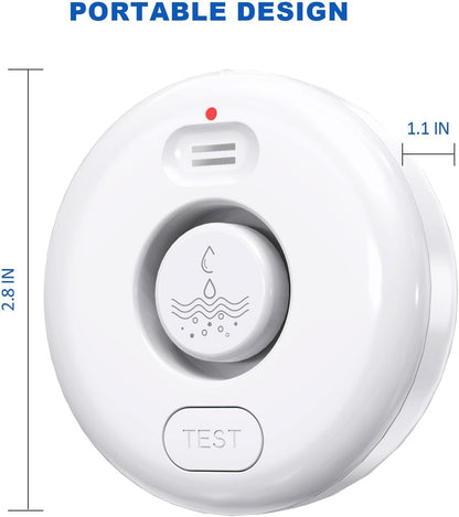 Smart Water Leak Detector for Home 5 Pack, Driping Leakage Flood Detectors | 120dB Loud, IP66, APP Push, Wireless Water Leak Alarm , 5 Water Sensors & 1 WiFi Gateway for Kitchen, Sink, Laundry