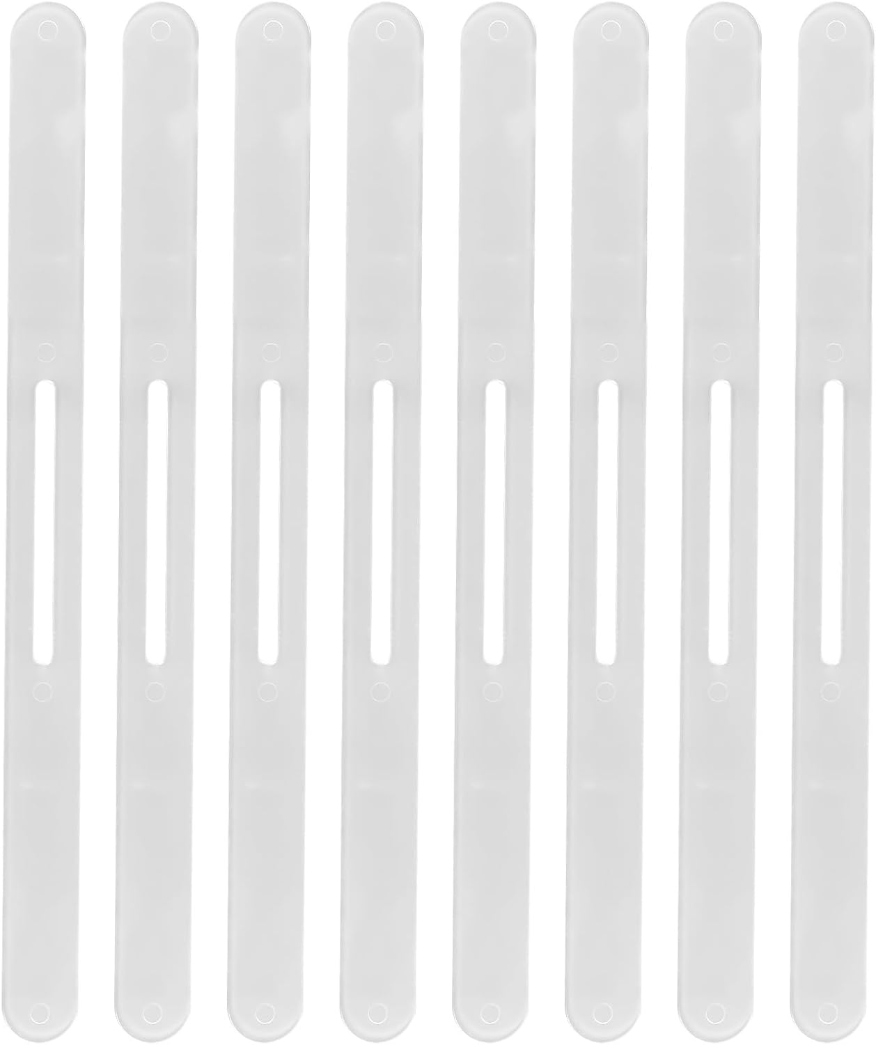 BOXOB 8pcs Replacement Strips for Bedsheet Holder, Transparent Plastic Bed Corner Holder Keep Sheets Firm Tight Bedsheets Stays Lock Bed Sheet Strap Holders for Bedding Mattress Protectors Blankets