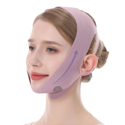 V-Line Lifting Mask, Chin Strap for Sleeping, Jawline Wrap, Medium, Pink