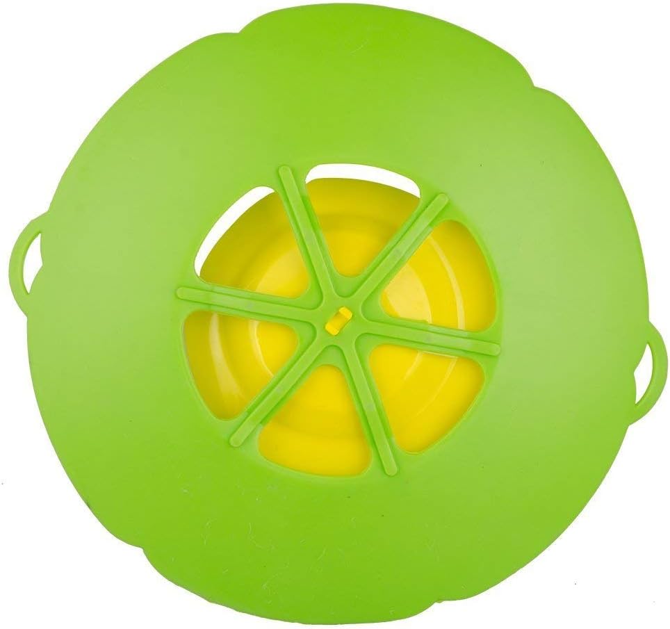 1Pc Silicone Spill Stopper Pot Pan Lid, Multi-Function Kitchen Tool, Boil Over Safeguard