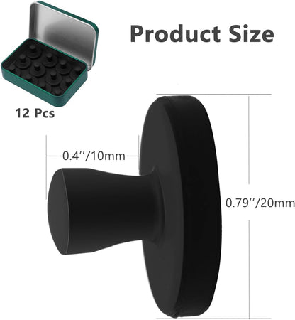 Air Fryer Magnets Silicone Full Enclosed,100% BPA FREE Waterproof Rust-proof & High-Resistant for Air Fryer Paper, Secures Disposable Paper Liner Safely Prevents Burning & Food Covering -8pcs