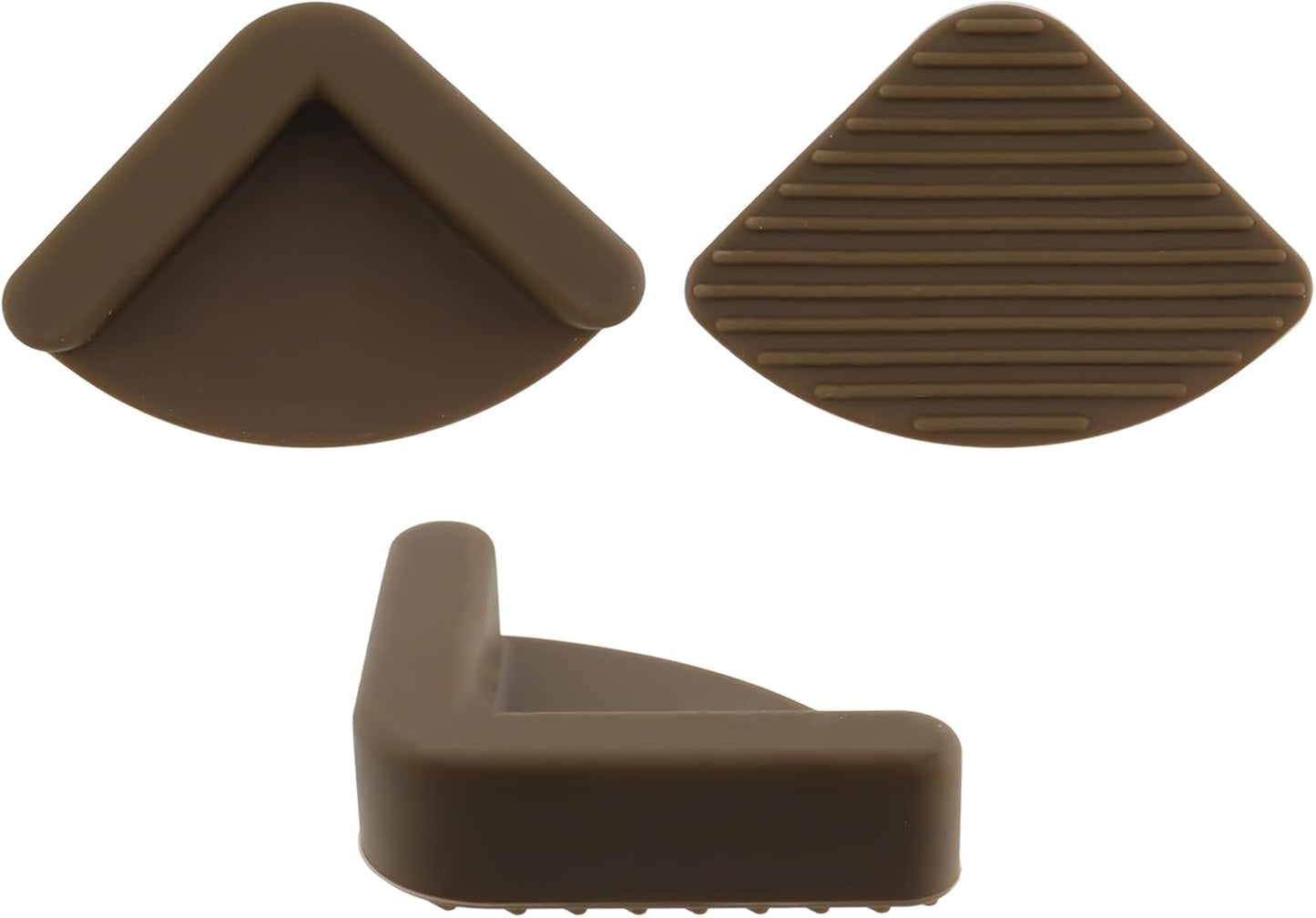 Semetall 1.5 Inch Rubber Caster Cups 8 Pack Black | Non Slip Furniture Coasters Floor Protectors for Bed Couch Table Chair