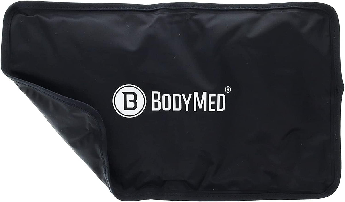 BodyMed Reusable Gel Ice Pack Cold Compress for Neck - Professional Grade Cold Therapy for Injuries, Aches, Swelling, Bruises, Sprains - 21 in. x 6 in. (Neck Contour)