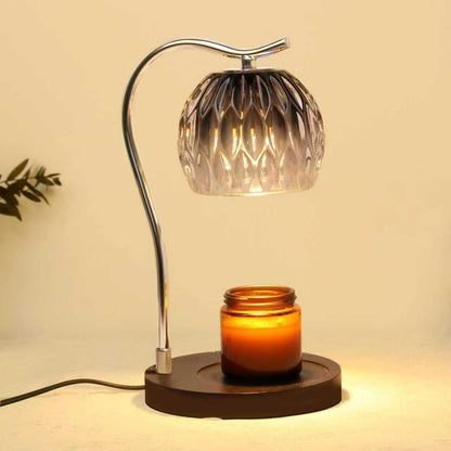 Fragrance Candle Warmer Lamp with 2 Bulbs Electric Candle Warmer with Timer & Dimmer for Home Decor