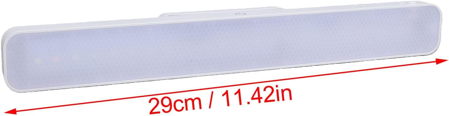 Diydeg Light Bar, Rechargeable Magnetic Under Cabinet Lighting with 3 Color Temperature, Touch Control Wireless Motion Sensor Light for Kitchen, Wardrobe, Stairs and Bed (White)