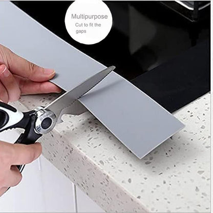 2 Pack Silicone Stove Counter Gap Cover, 21 inch Long Kitchen Counter Gap Filler