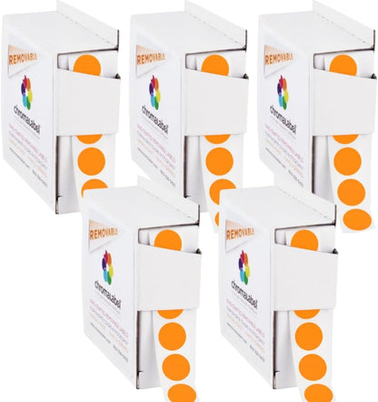 Removable Green Dot Stickers, 1/2 Inch, 1000/Box | Inventory Circle Labels with Removable Adhesive for Offices, Classrooms, Food Service, and Medical Settings. Made in USA