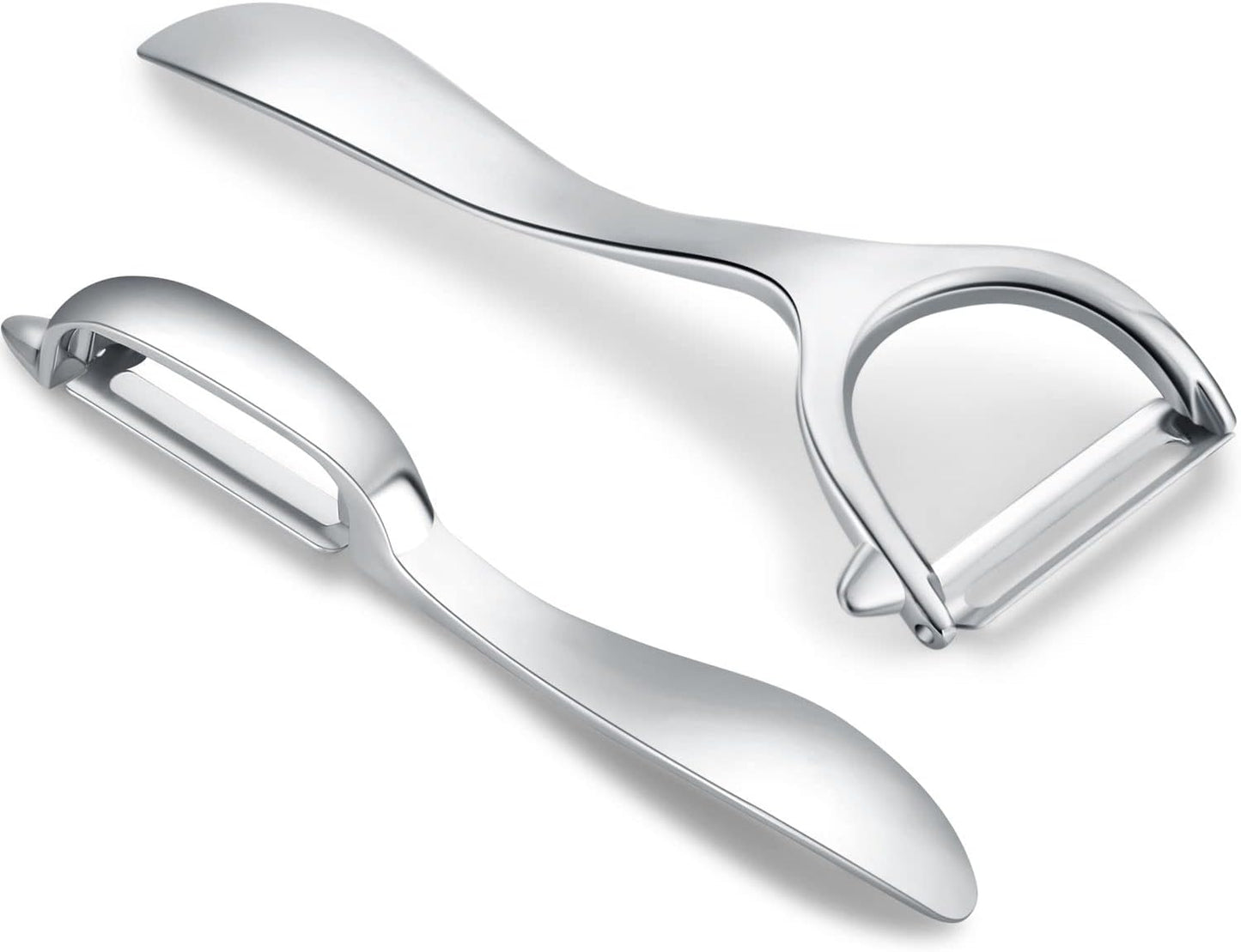 Set of 2 Stainless Steel Vegetable Peeler,Y-Shaped and I-Shaped Stainless Steel Peelers For Potatoes, All Fruits & Veggies¡­ | Set of 2,Y-Shaped and I-Shaped