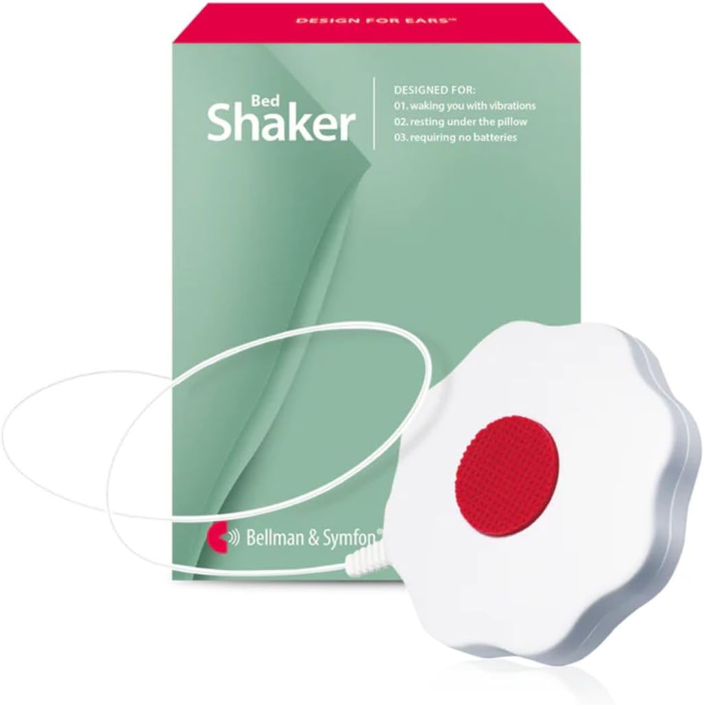 Bellman & Symfon Bed Shaker - Vibration Alert for Deaf and Hard of Hearing - Emergency Notification Aid for Seniors and Assisted Living Support - Not a Standalone Product - Bellman Accessory
