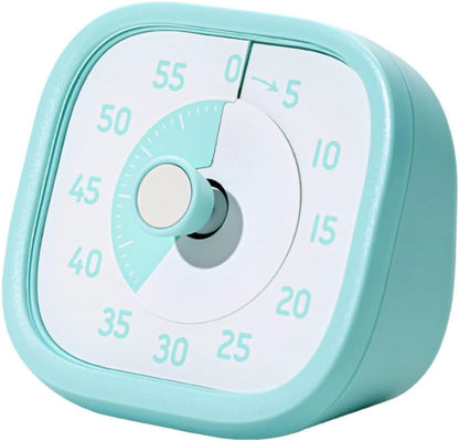 Visual Timer for Kids - 60 Minute Visual Kids Timer for Classroom Home Office, Countdown Timer for Cooking Teaching Working Meeting (Orange)