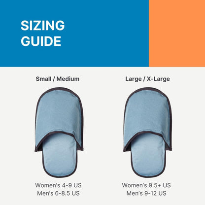 NatraCure Cooling Gel Slippers - May Help Reduce Neuropathy Pain, Nail-loss, Foot Pain, Toe Pain, Numbness, Tingling, Pins-and-Needles, or Burning in Toes as Chemo Treatment Side Effects