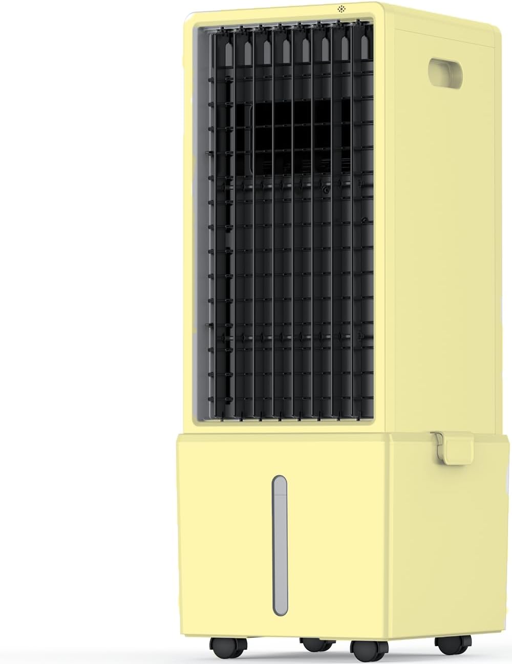Portable Air Conditioners 4 Modes&3 Speeds,4 Ice Packs, Waterless Alert System, 12H Timer, Remote,1 Gal Detachable Water Tank, 70°Oscillation Windowless Evaporative Air Cooler for Room Office